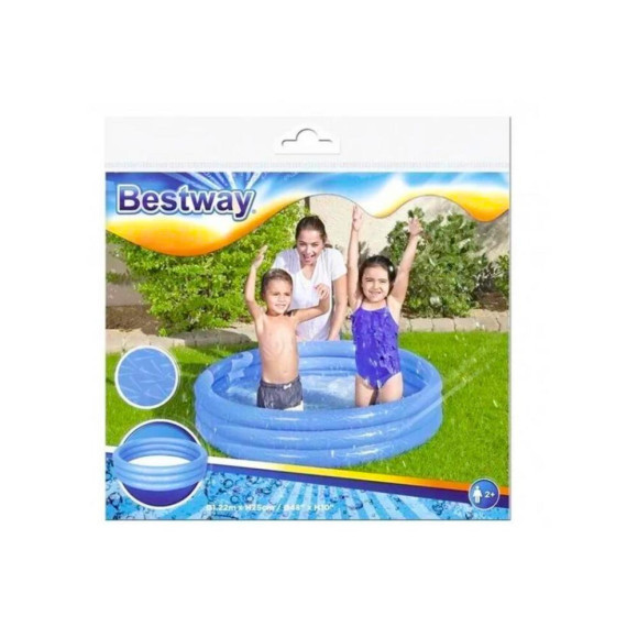 Dmuchany Basen Niebieski 122 cm x 25 cm Bestway 51025 Dmuchany Basen Niebieski 122 cm x 25 cm Bestway 51025