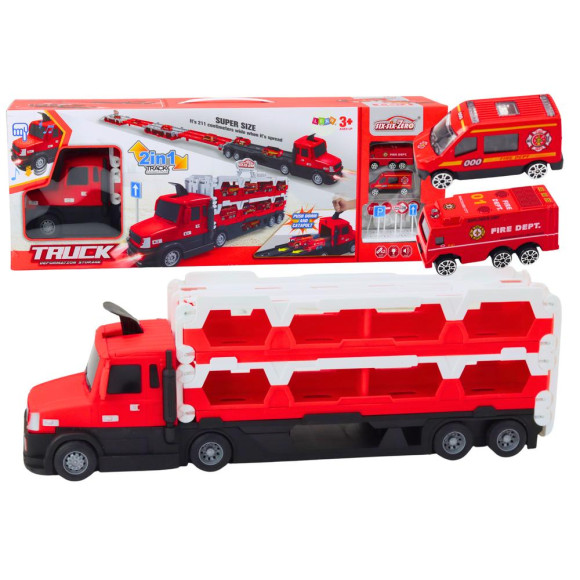 Lora Laweta Tor Wyścigowy 2w1 Światła Dźwięki Znaki Autka Czerwony