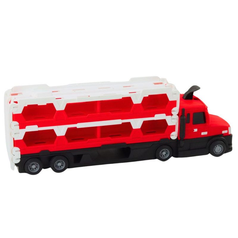 Lora Laweta Tor Wyścigowy 2w1 Światła Dźwięki Znaki Autka Czerwony