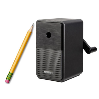 Strugaczka Na Korbkę Z Pojemnikiem Regulacja Ostrza Czarna