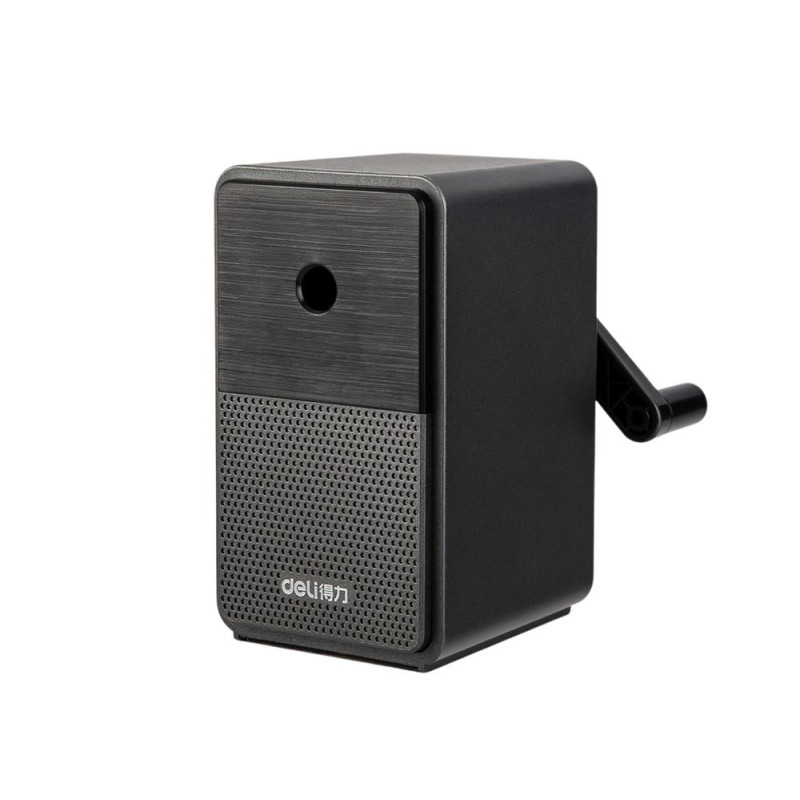 Strugaczka Na Korbkę Z Pojemnikiem Regulacja Ostrza Czarna