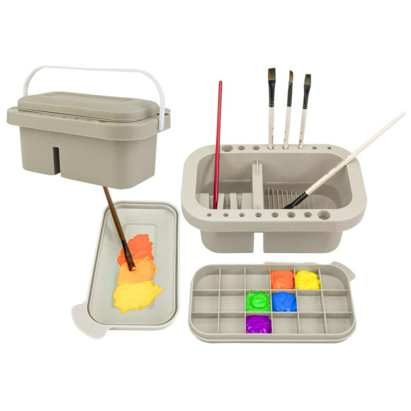 Myjka Pojemnik Do Mycia Przechowywania Pędzli Organizer