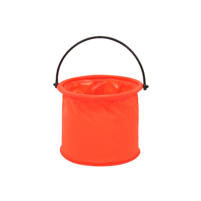 Wiaderko Składane Wielofunkcyjne PCV Do Wody Pomarańczowe