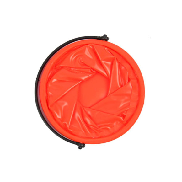 Wiaderko Składane Wielofunkcyjne PCV Do Wody Pomarańczowe