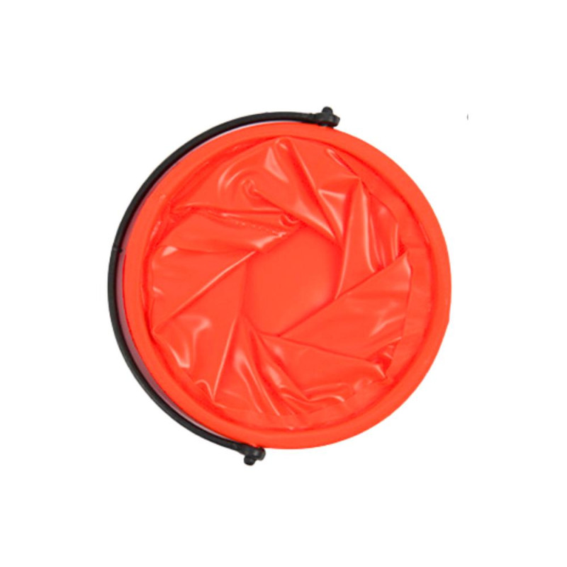 Wiaderko Składane Wielofunkcyjne PCV Do Wody Pomarańczowe